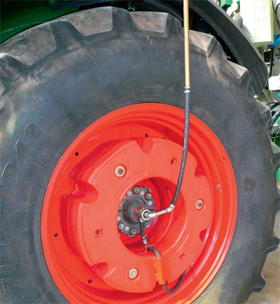 Systém centrálního huštění pneumatik